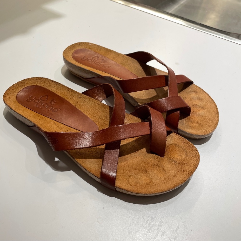 Yokono Ibiza sandal in tan